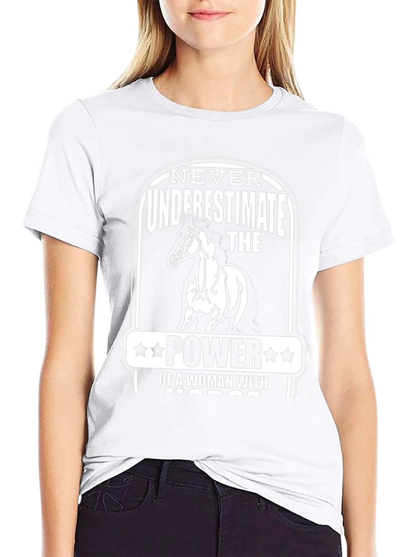 Horse Lover T-Shirt - Never Underestimate the Power