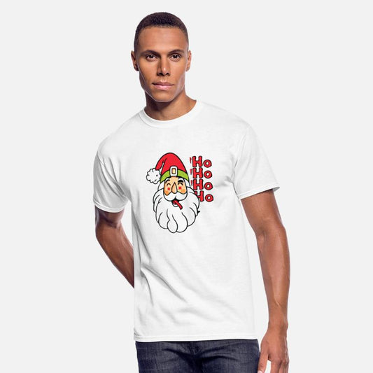 Santa Claus Face Shirt Christmas HO HO HO HO