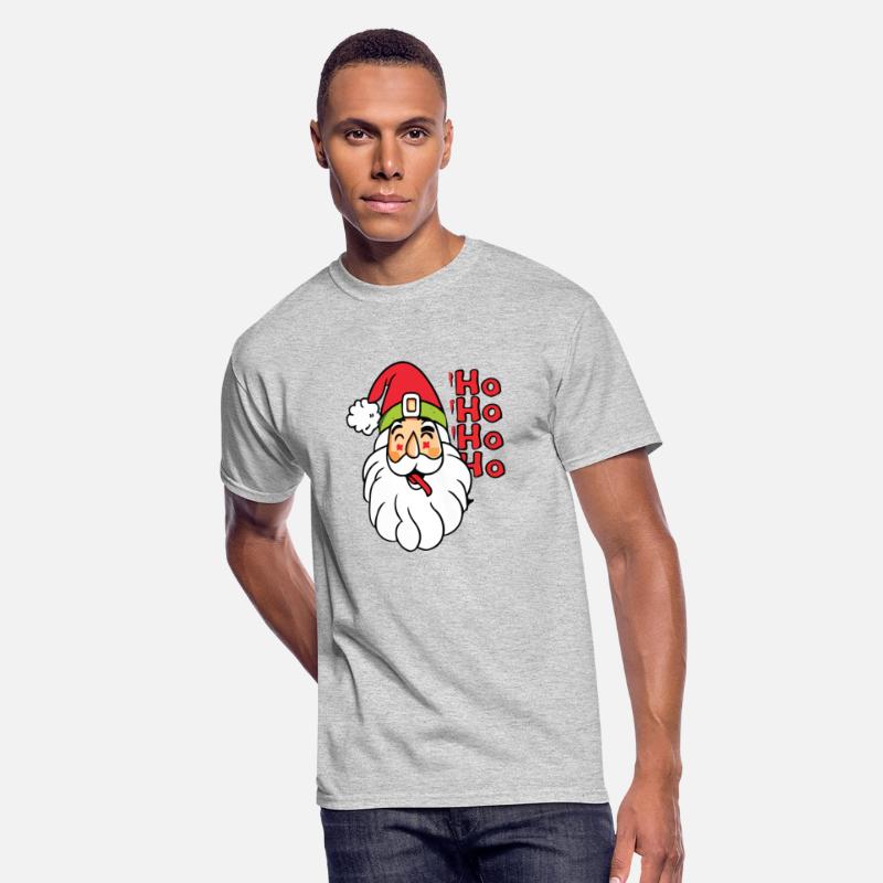 Santa Claus Face Shirt Christmas HO HO HO HO