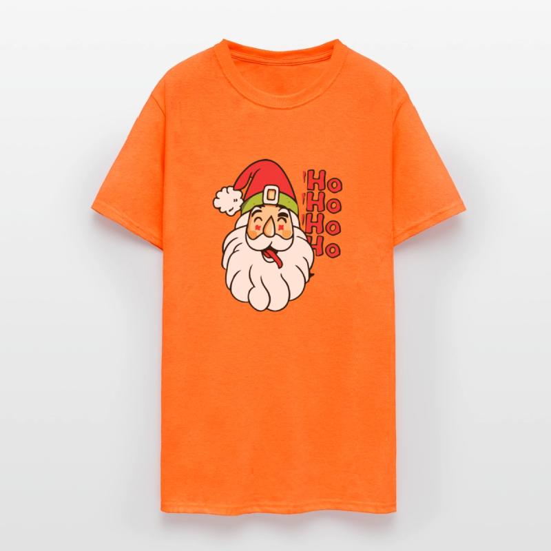 Santa Claus Face Shirt Christmas HO HO HO HO