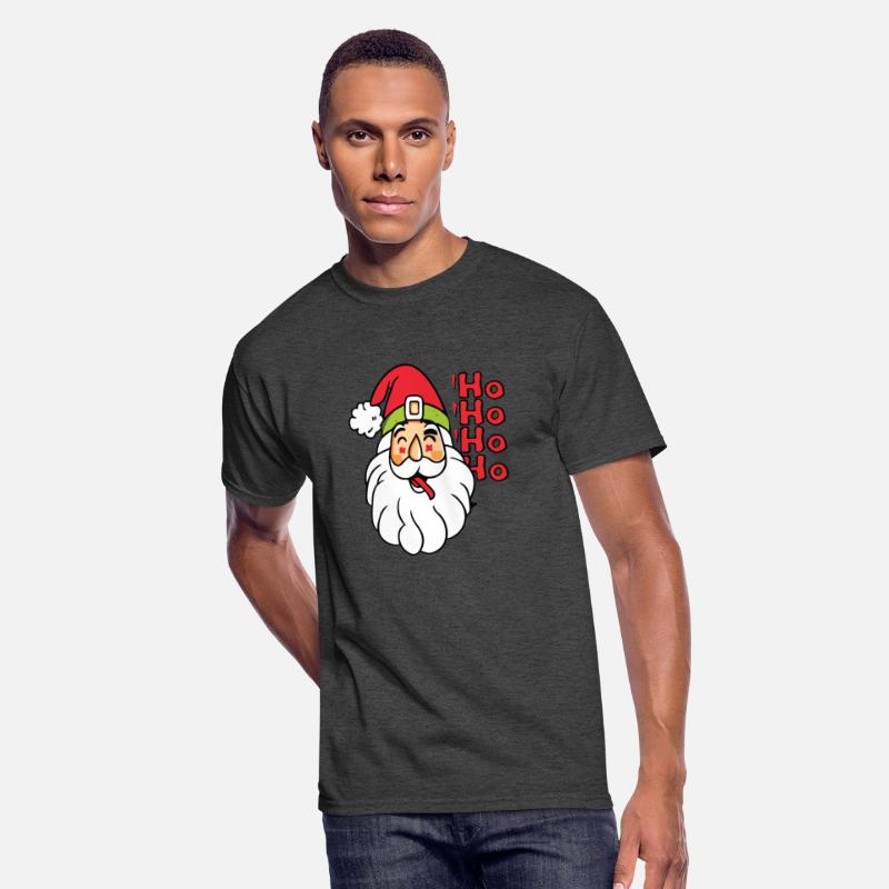 Santa Claus Face Shirt Christmas HO HO HO HO