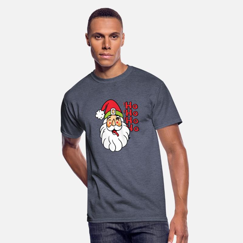 Santa Claus Face Shirt Christmas HO HO HO HO