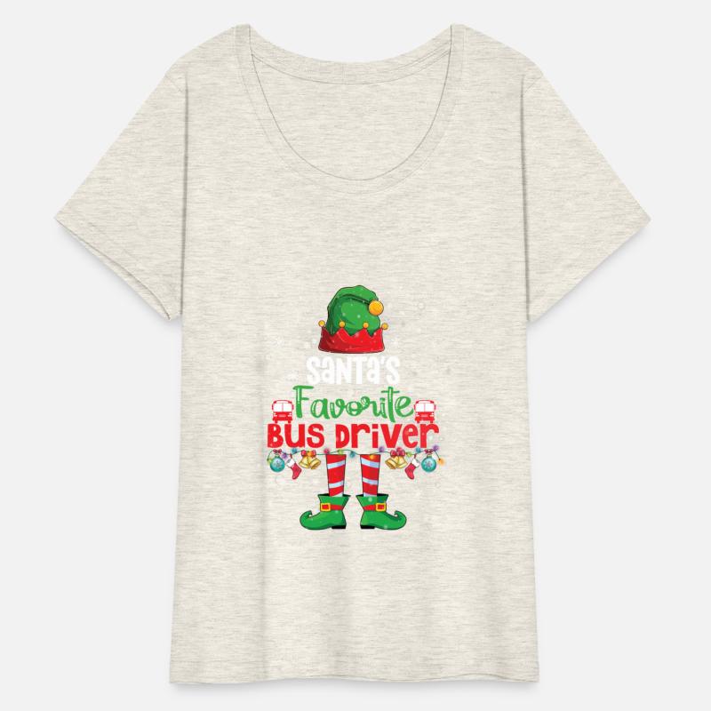 Santa's Favorite Bus Driver Christmas Lights