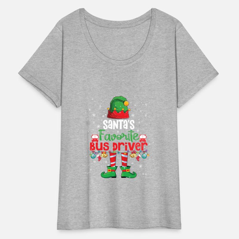 Santa's Favorite Bus Driver Christmas Lights