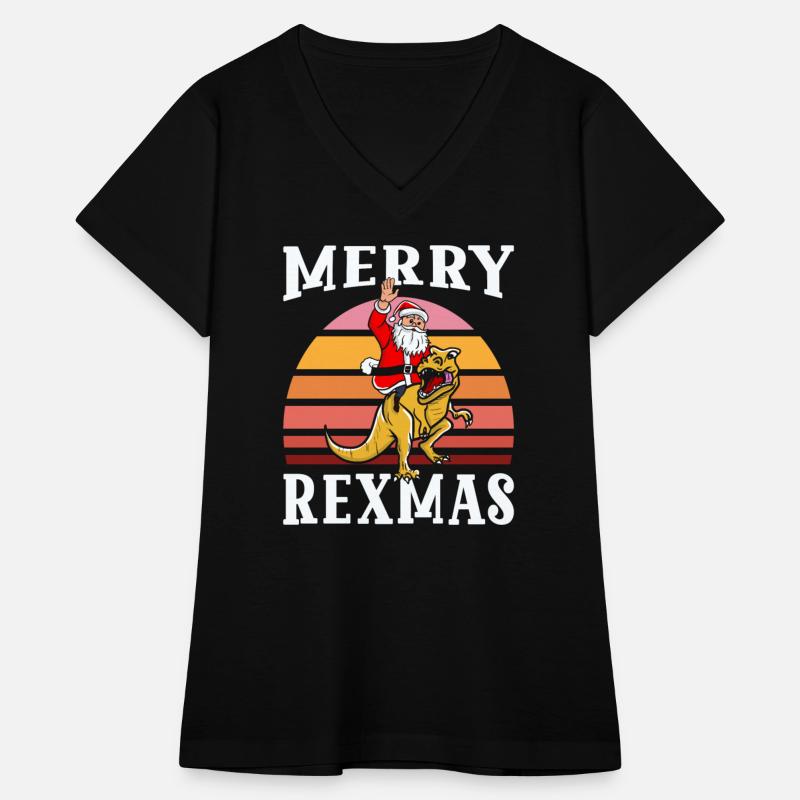 SANTASAURUS Dino Dinosaur Christmas Humor