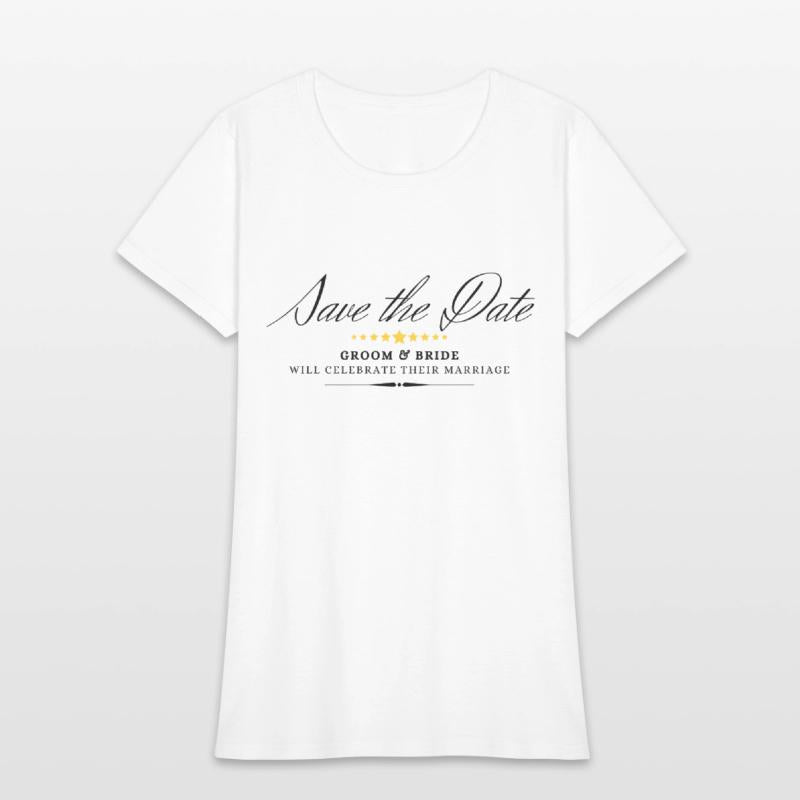 Save The Date Groom and Bride