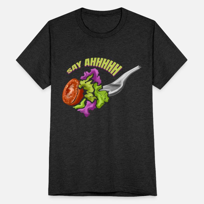 Say Ahhhhh, Fork With Veggies For Vegan