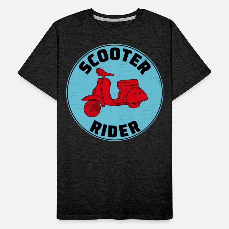 Scooter Rider Scootering Motorbike Moped Bike