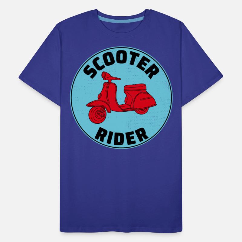 Scooter Rider Scootering Motorbike Moped Bike