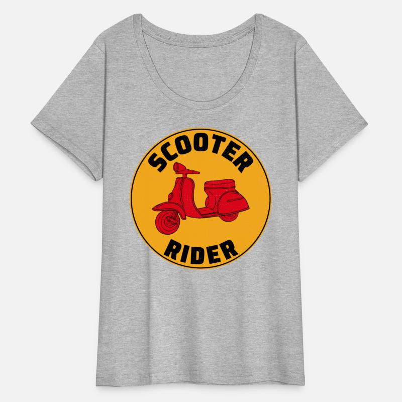 Scooter Rider Scootering Motorbike Moped Bike