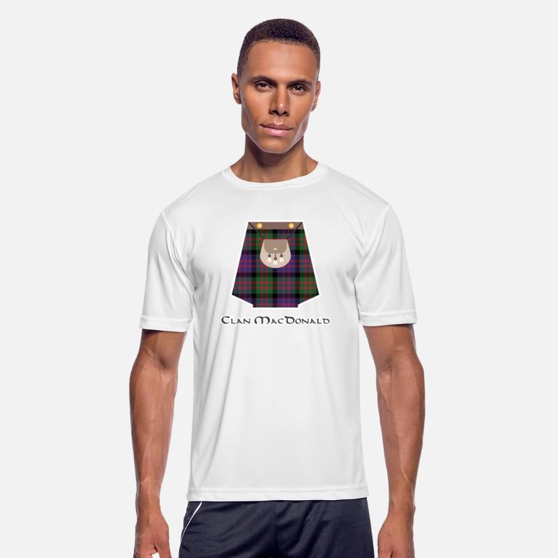 Scottish Clan MacDonald Tartan Kilt Highlands