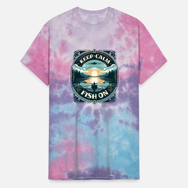 Serene Fisherman's Sunrise - Keep Calm and Fish On