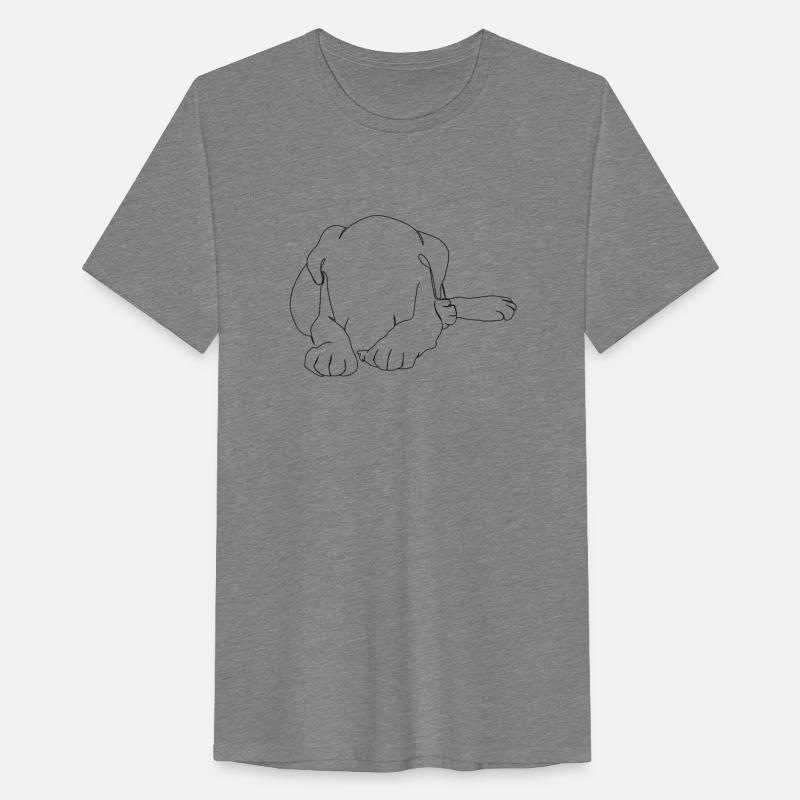 shy dog- minimalist design