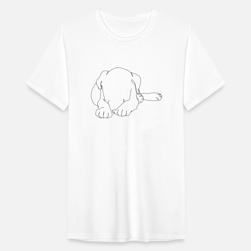shy dog- minimalist design