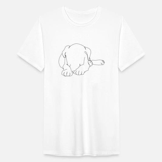 shy dog- minimalist design