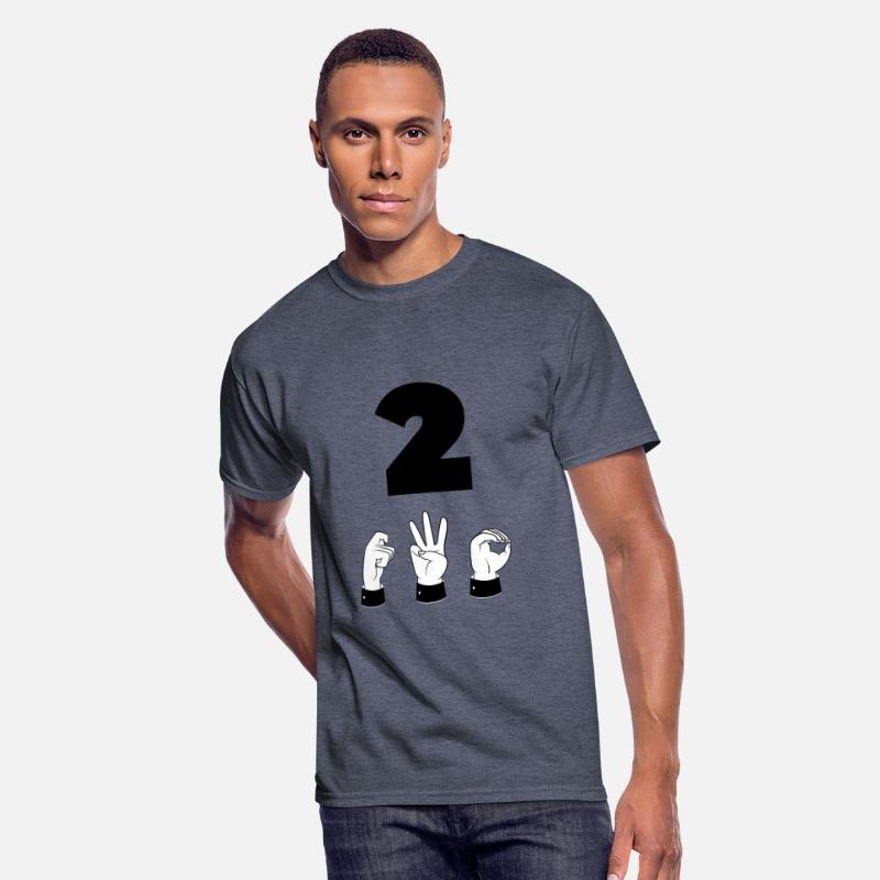 Sign Language ASL Number 2 - Second Place - Two