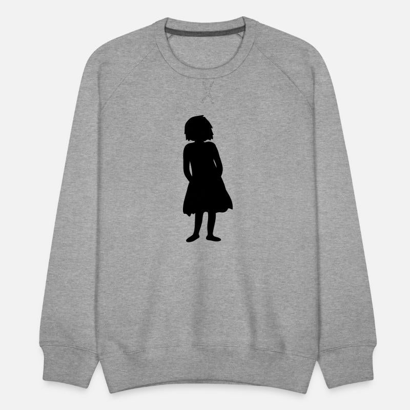 Silhouette little girl