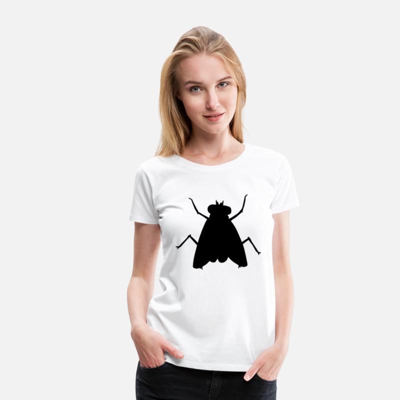 Silhouette Small house fly