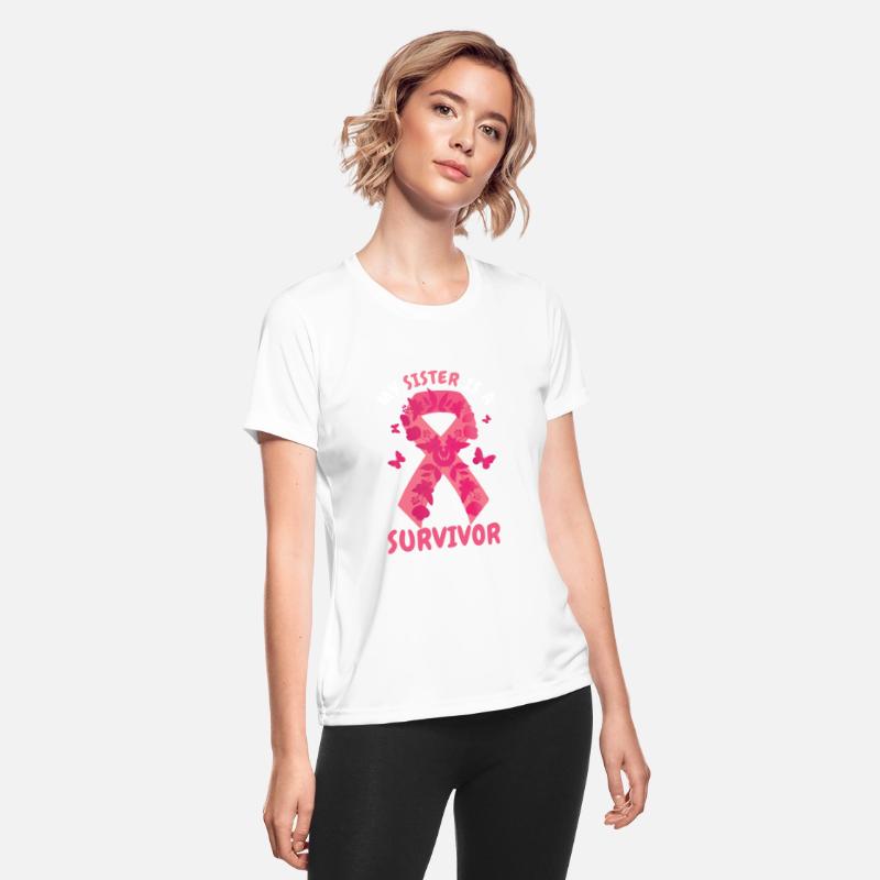 Sister Is A Survivor Pink October Breast Cancer