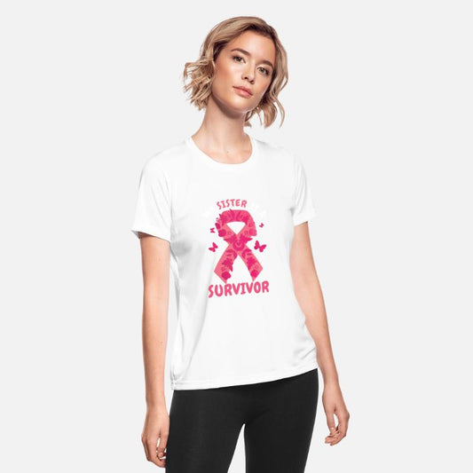 Sister Is A Survivor Pink October Breast Cancer