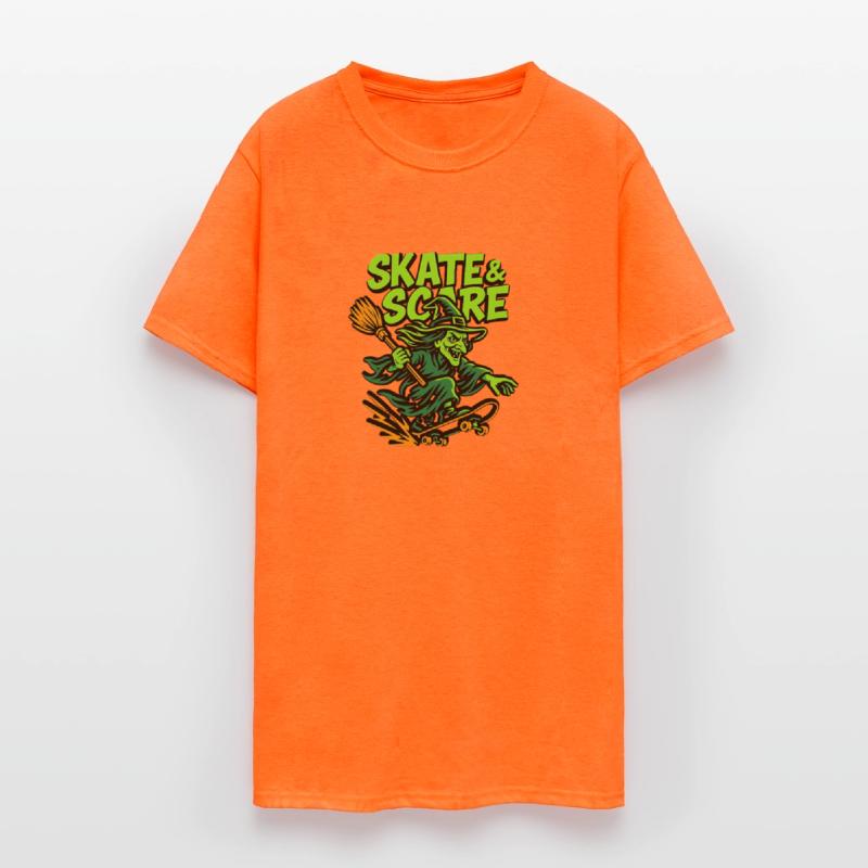 Skate & Scare – Spooky Skateboarding Witch