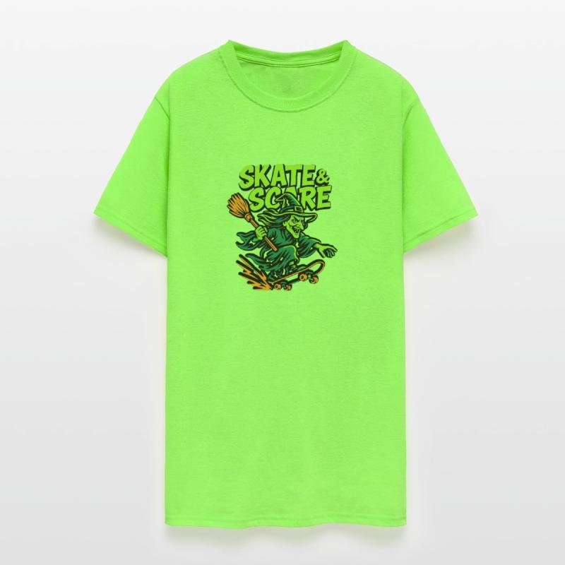 Skate & Scare – Spooky Skateboarding Witch