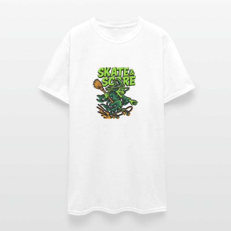 Skate & Scare – Spooky Skateboarding Witch