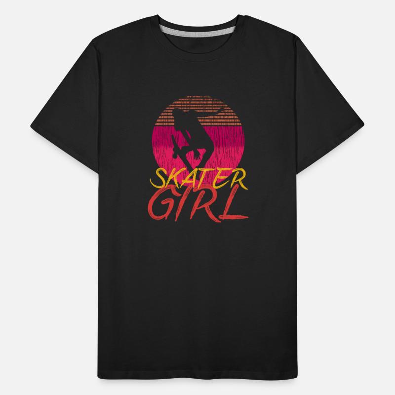 Skater Girl Retro Shirt for Girls