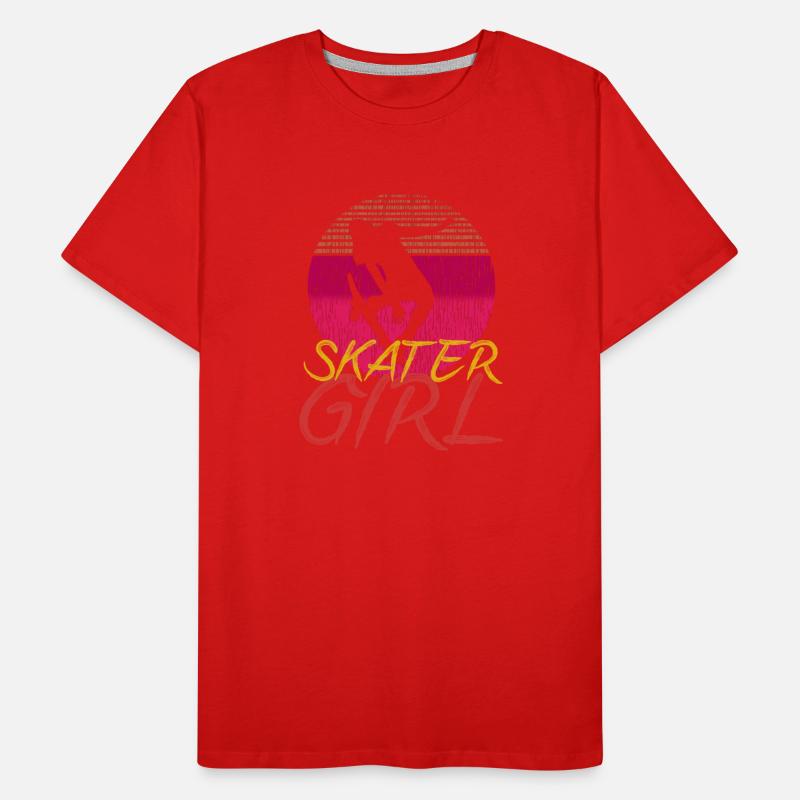 Skater Girl Retro Shirt for Girls
