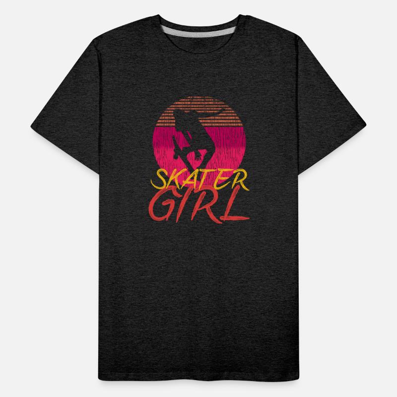 Skater Girl Retro Shirt for Girls