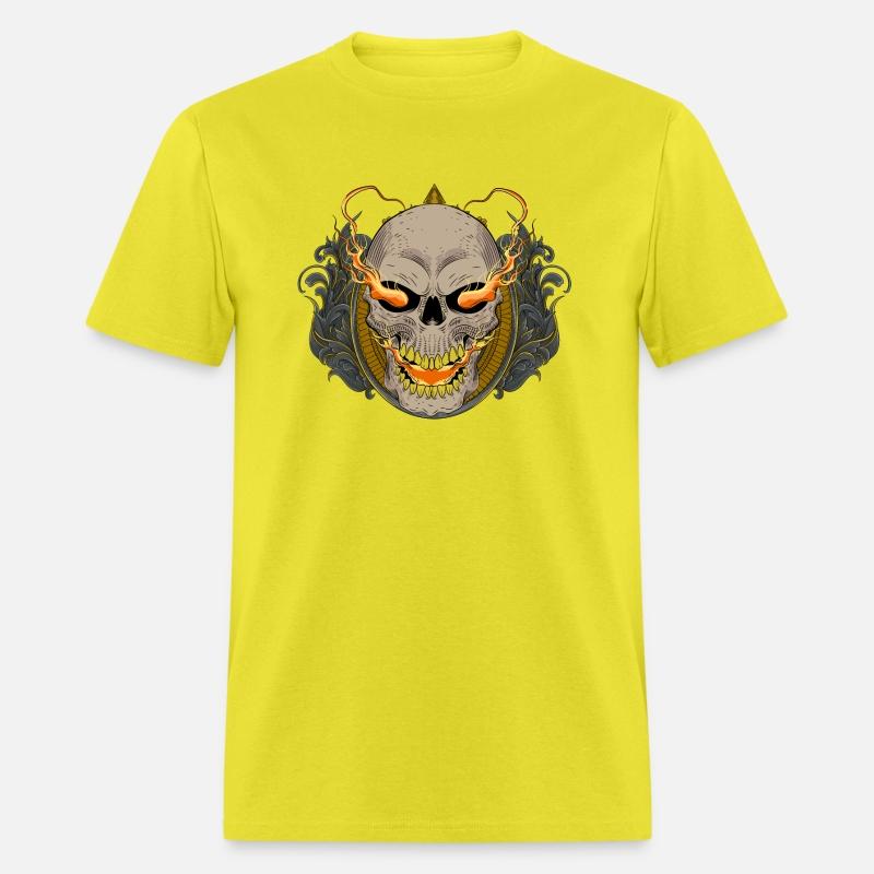 Skull with Ornament Artwork Illustration 22940279