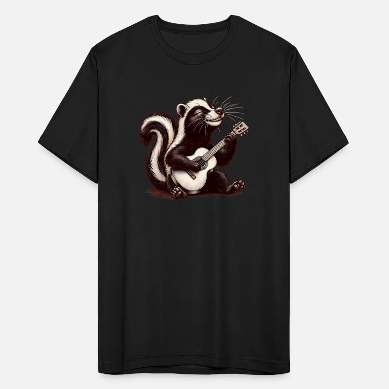 Skunk Playing Guitar Rock Music