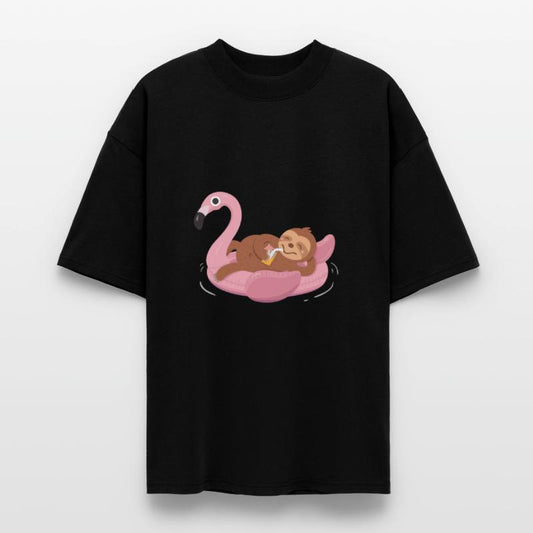 Sloth on Flamingo Float