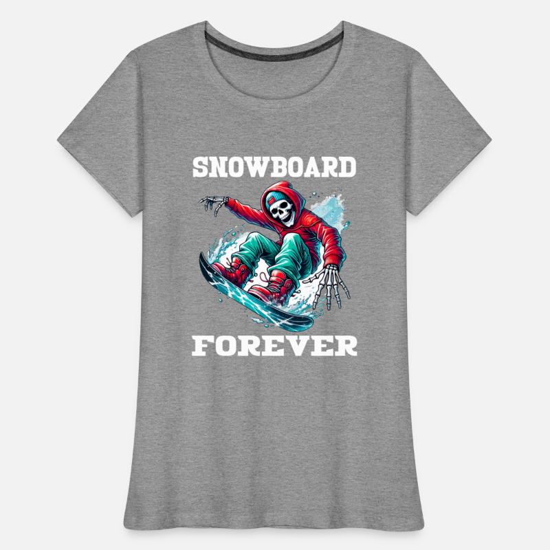 Snowboard Forever Skeleton Snowboarder Skeleton