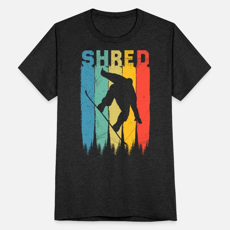 Snowboard Freestyle Shirt SHRED Snow Slopes