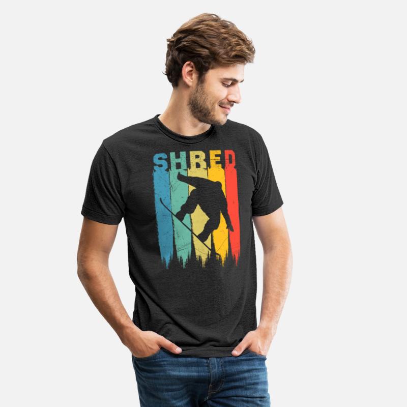 Snowboard Freestyle Shirt SHRED Snow Slopes