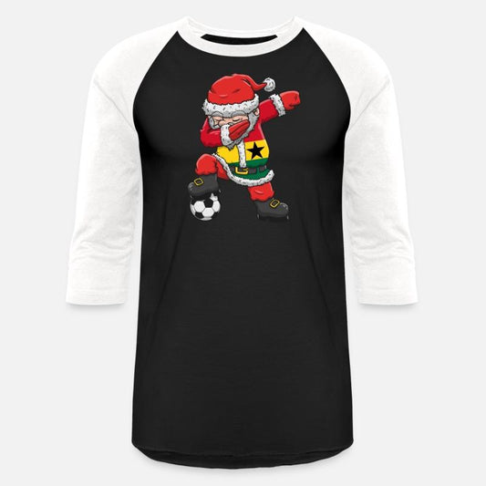 Soccer Boy Dabbing Santa Christmas Jersey Ghana