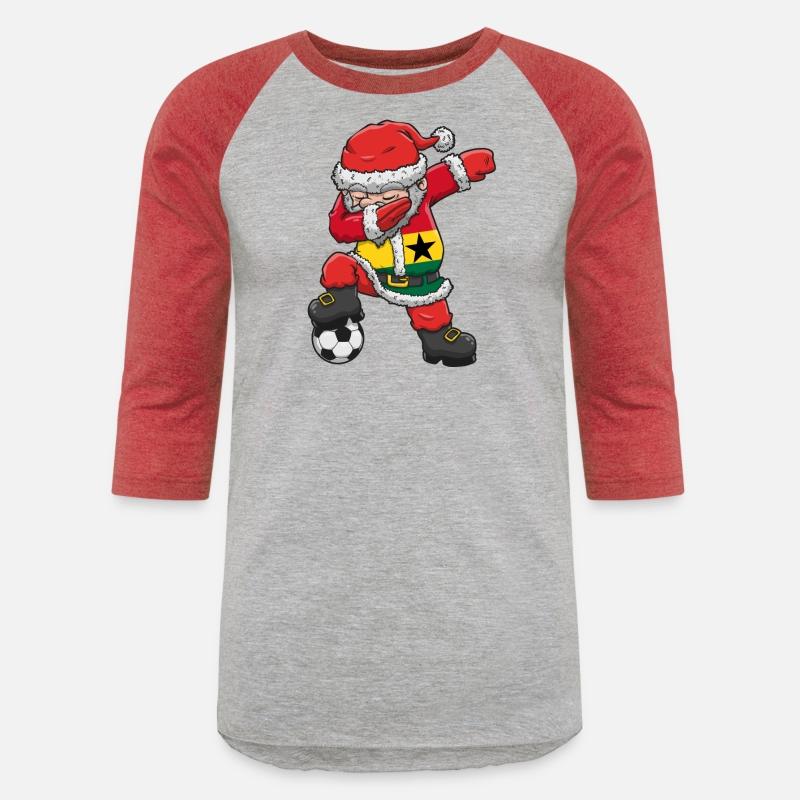 Soccer Boy Dabbing Santa Christmas Jersey Ghana