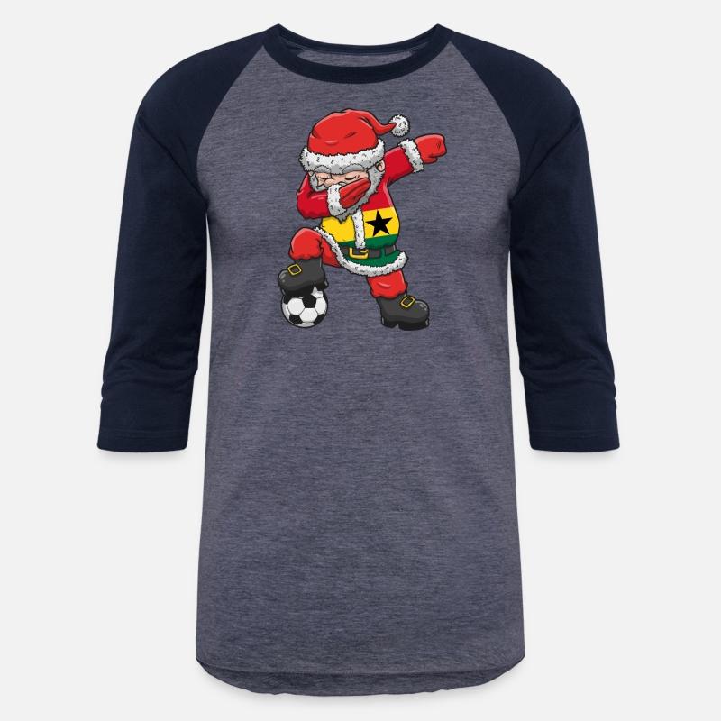 Soccer Boy Dabbing Santa Christmas Jersey Ghana