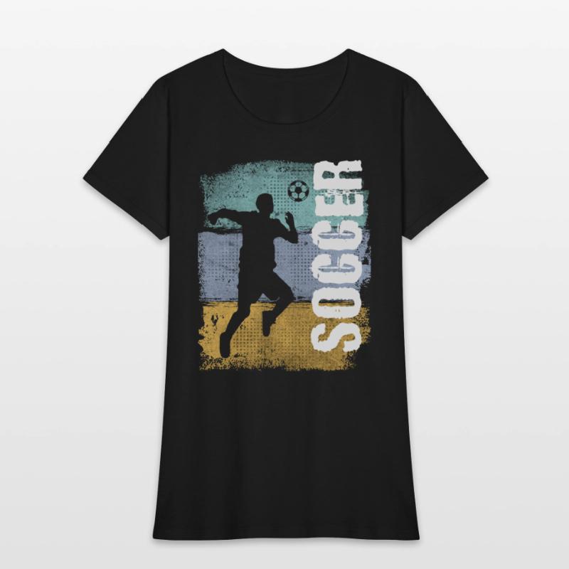 Soccer Vintage Retro Soccer Player