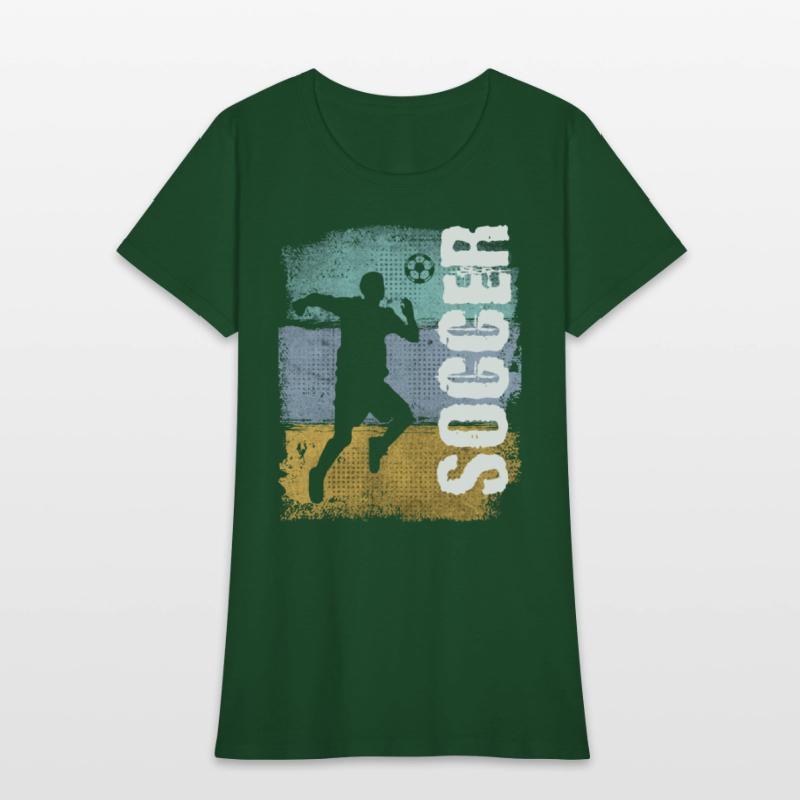 Soccer Vintage Retro Soccer Player