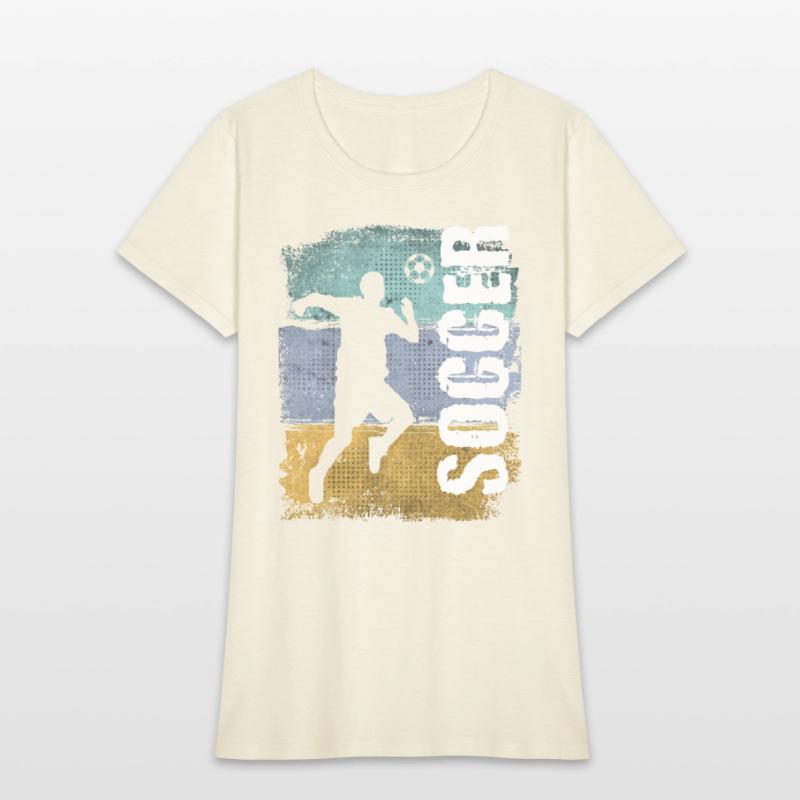 Soccer Vintage Retro Soccer Player