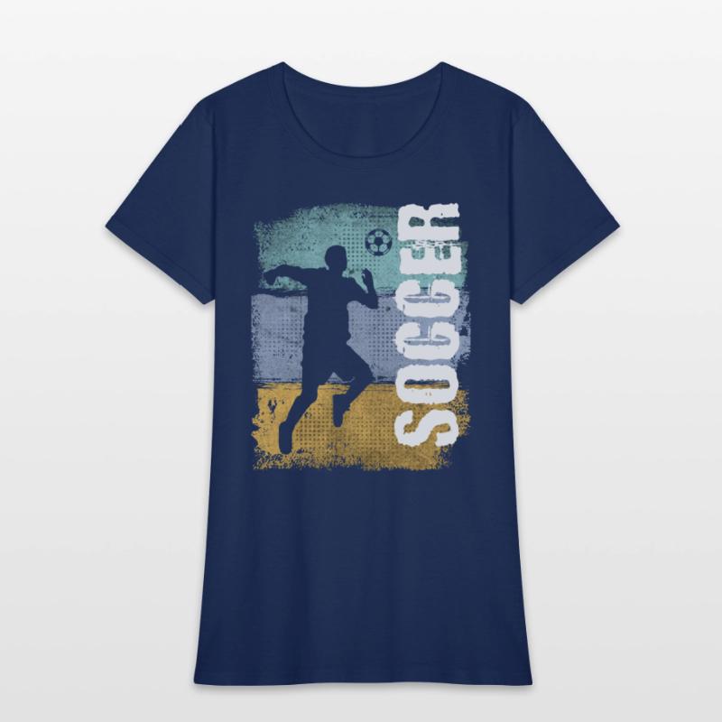 Soccer Vintage Retro Soccer Player