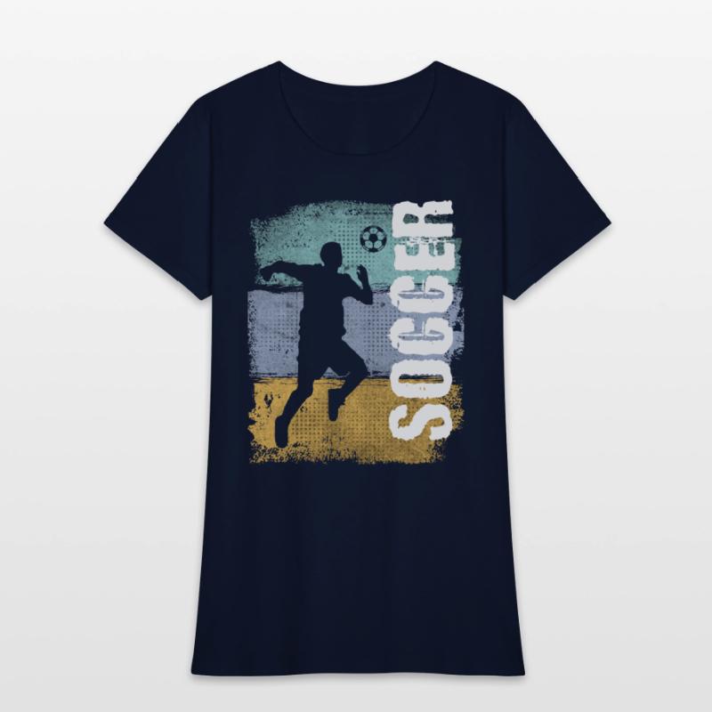 Soccer Vintage Retro Soccer Player