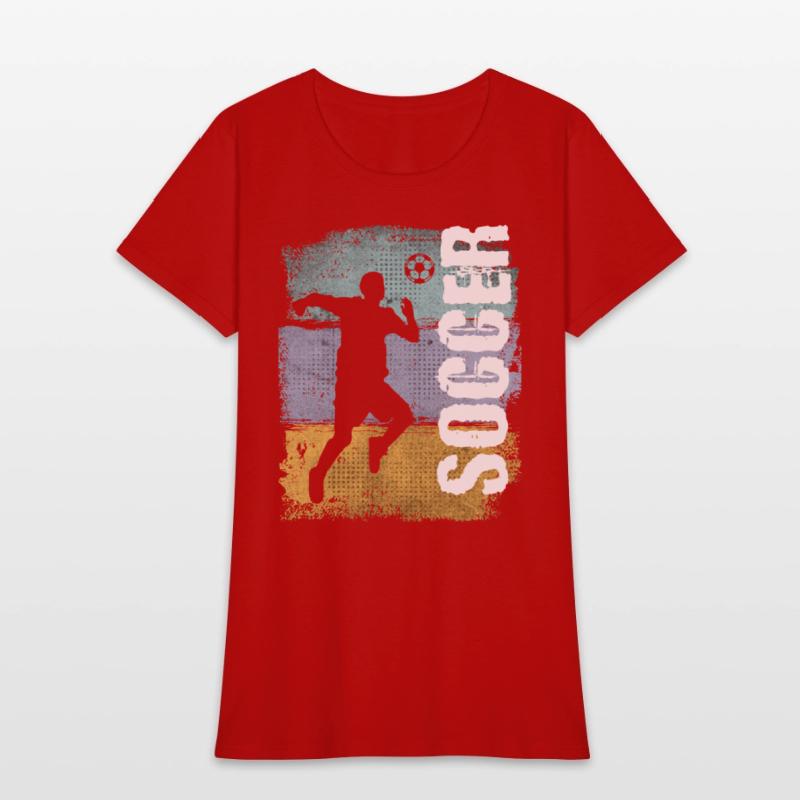 Soccer Vintage Retro Soccer Player