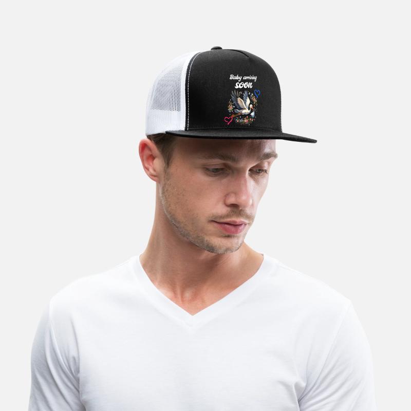 Soon I Will Be A Mother, With Stork, Baby Is