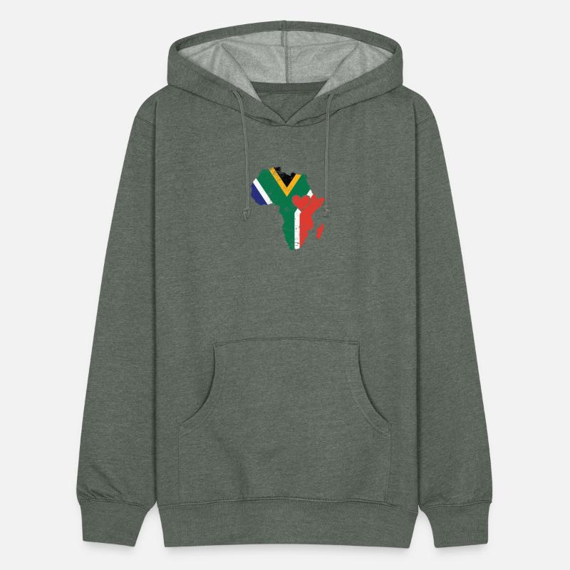 South Africa Flag Continent Africa Map