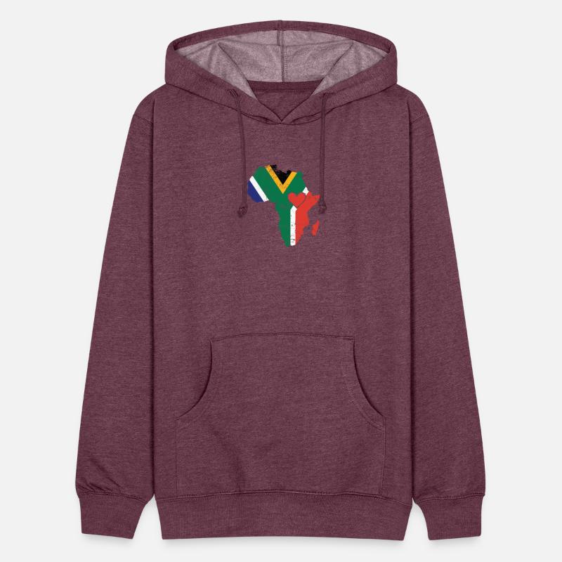 South Africa Flag Continent Africa Map