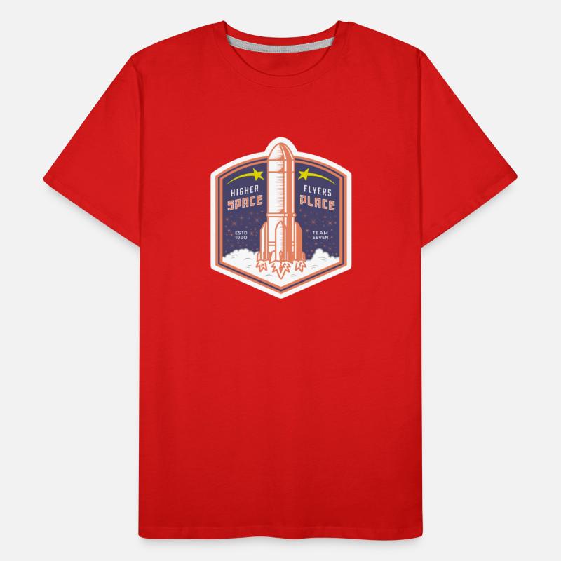 Space Place Rocket - Space Travel T-Shirt, Unisex