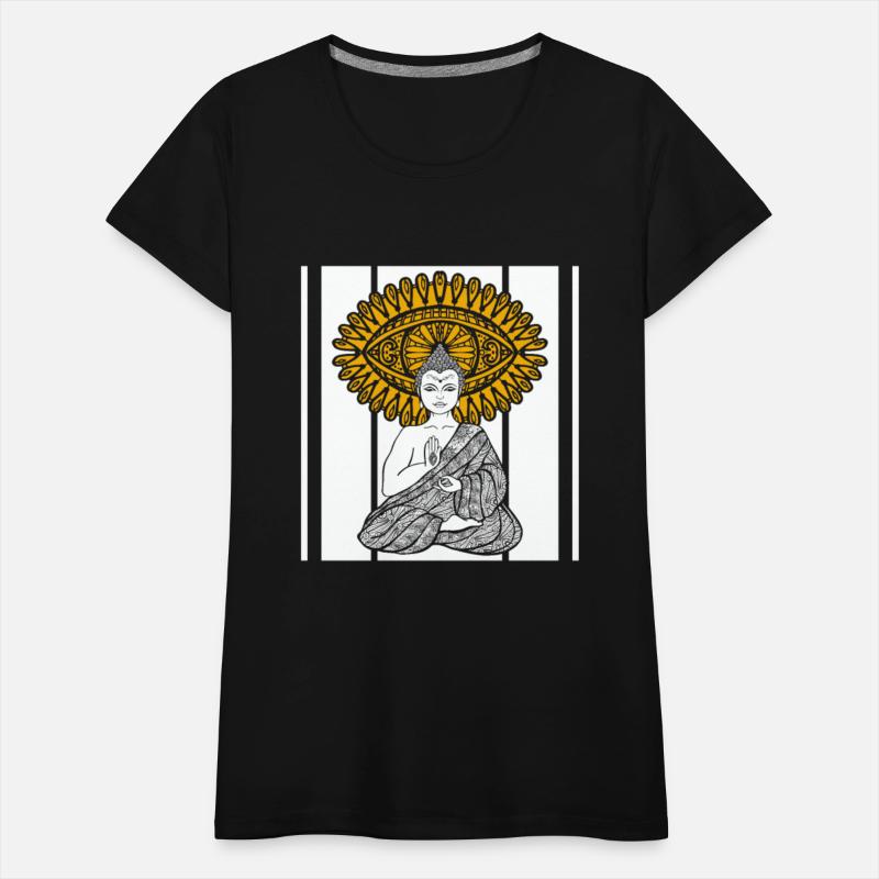 Spiritual Buddha Meditation Eye Graphic Art Yoga